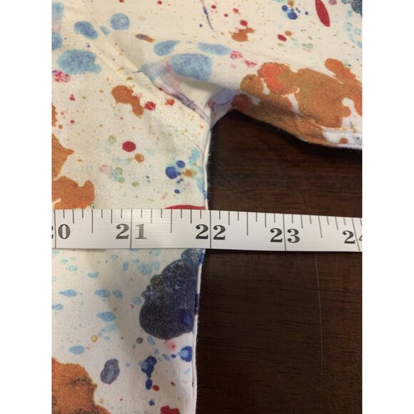 Patrick James Artsy Paint Slatter Button Down Shirt Size M - Picture 5 of 9